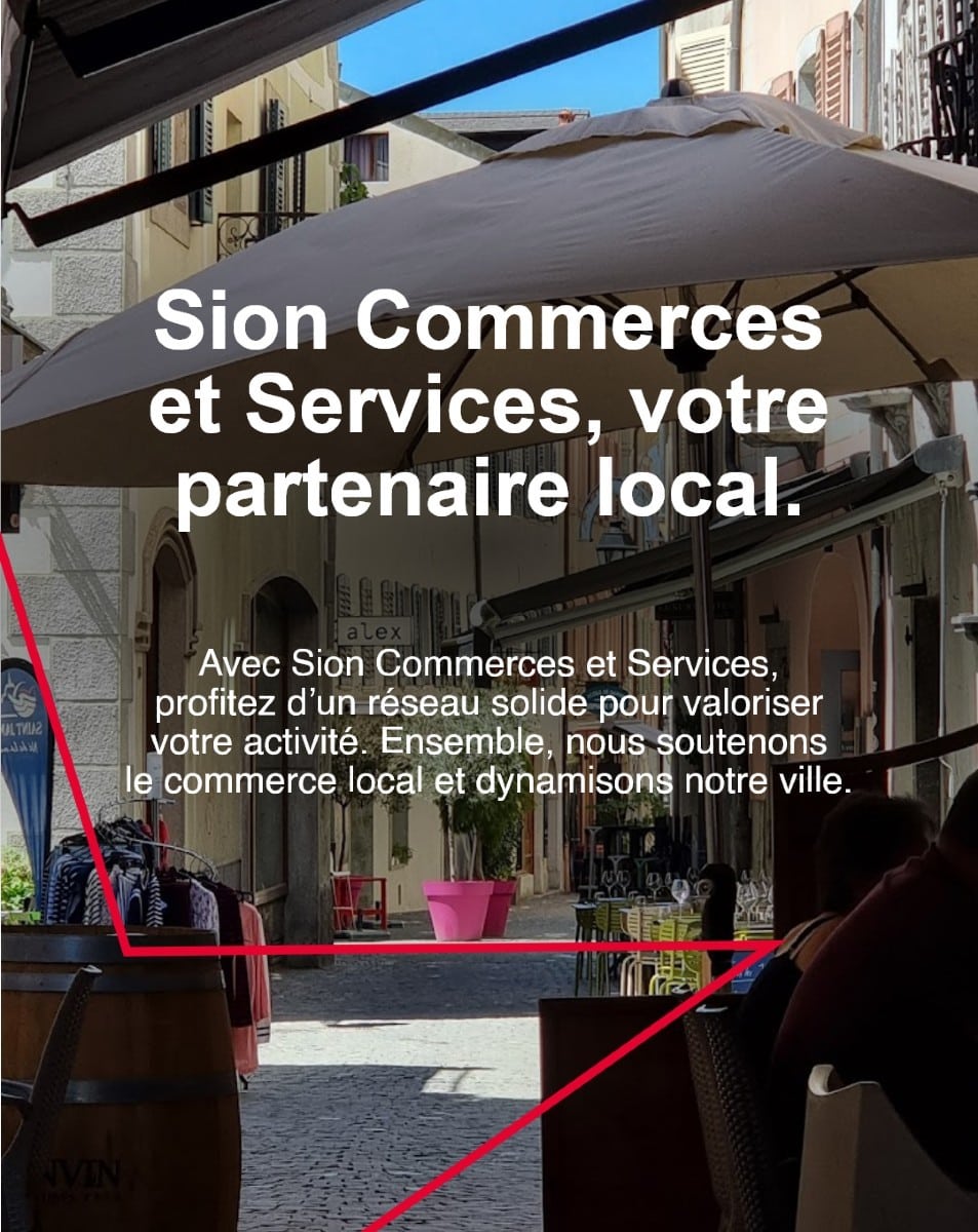 Ensemble, nous valorisons le commerce local et dynamisons notre ville. ???? Retrouvez tous nos commerçants sur ???? www.scs-sion.ch Votre commerce, notre priorité. ???? #actualites #sion #commercelocal #sioncommerces #villedesion #services